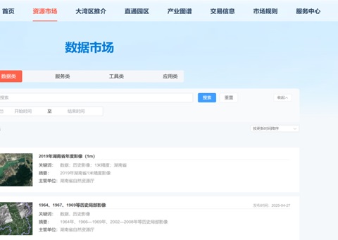 “数据市场”正式开通，，，，，，湖南自然资源全要素市场再添主要拼图